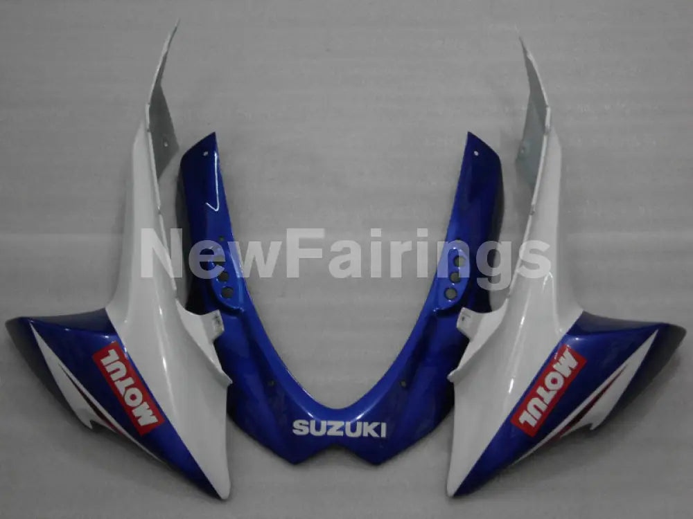Blue and White Black Factory Style - GSX-R1000 09-16 Fairing Kit