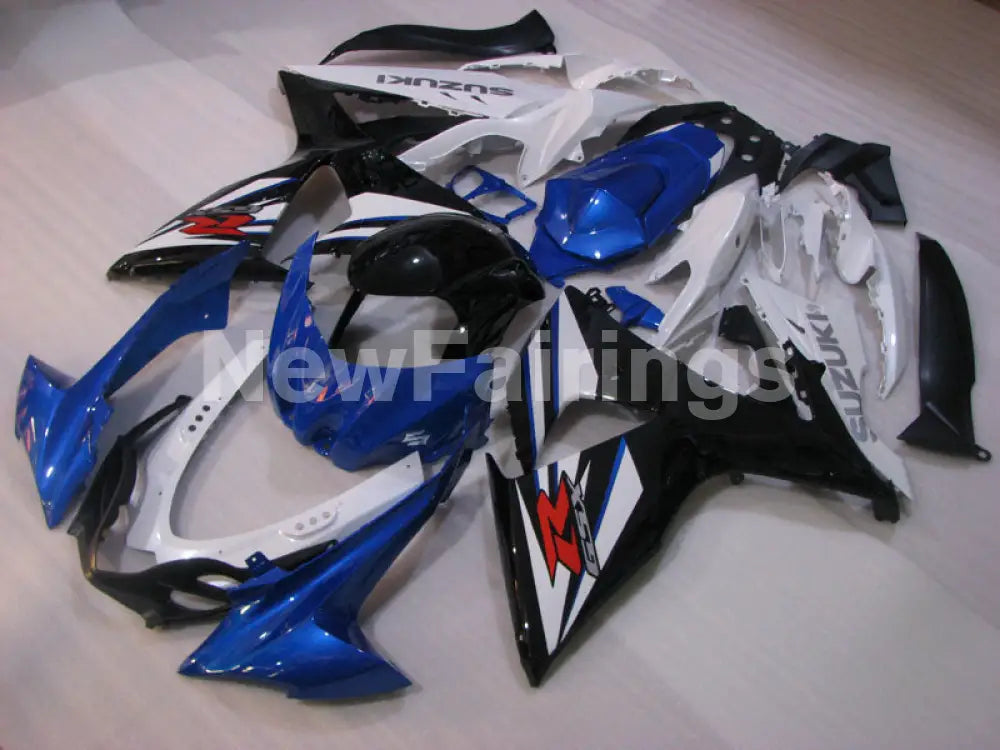 Blue White Black Factory Style - GSX-R1000 09-16 Fairing Kit