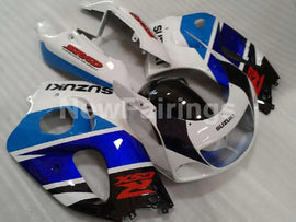 Blue and White Black Factory Style - GSX-R750 96-99 Fairing Kit
