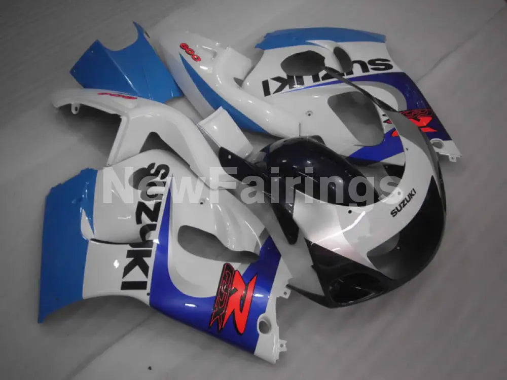 Blue White and Black Factory Style - GSX-R750 96-99 Fairing Kit