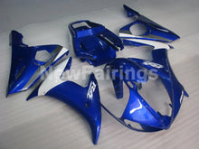 Cargar imagen en el visor de la galería, Blue White Factory Style - YZF-R6 03-04 Fairing Kit