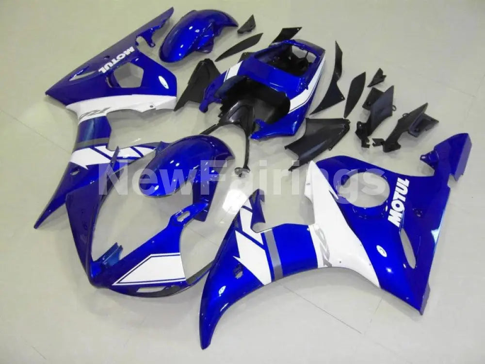 Blue White Factory Style - YZF-R6 05 Fairing Kit