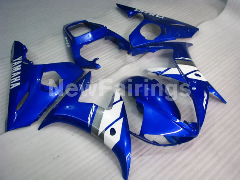 Blue White Factory Style - YZF-R6 05 Fairing Kit