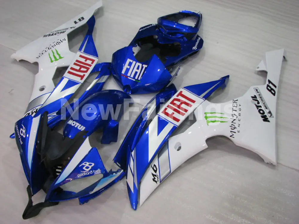 Blue White FIAT - YZF-R6 08-16 Fairing Kit