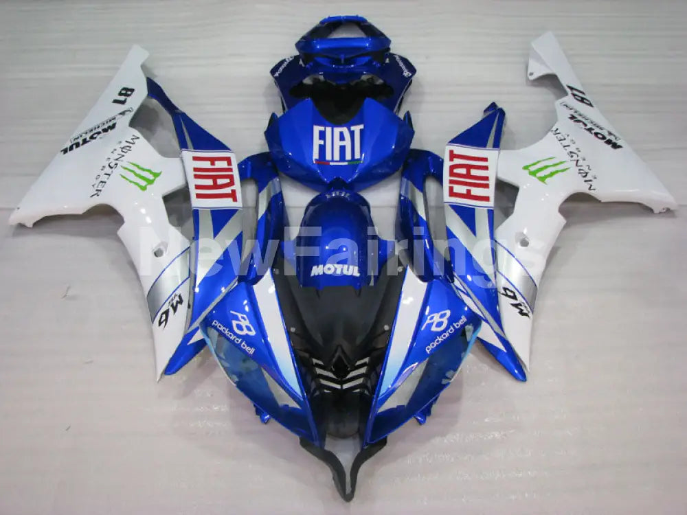 Blue White FIAT - YZF-R6 08-16 Fairing Kit