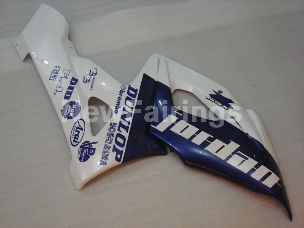 Blue and White Jordan - GSX-R1000 05-06 Fairing Kit