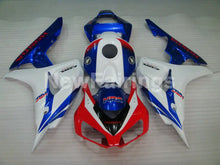 Cargar imagen en el visor de la galería, Blue and White Red Factory Style - CBR1000RR 06-07 Fairing Kit