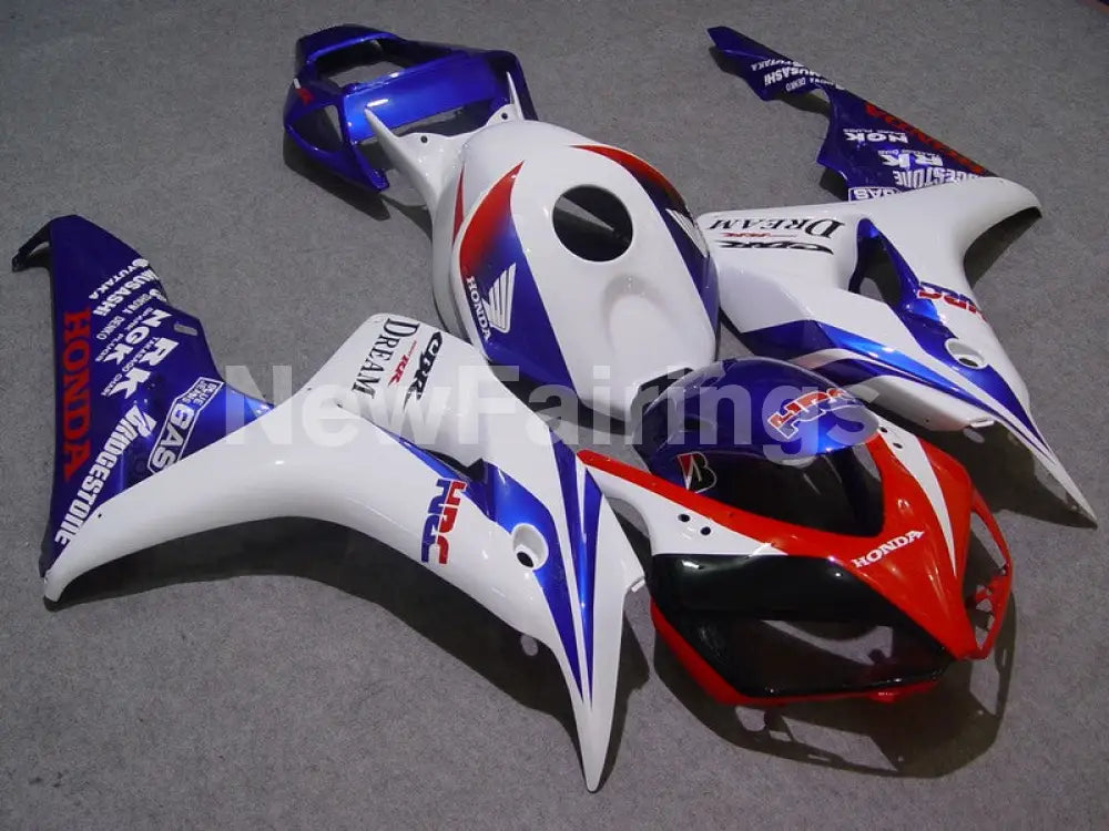 Blue White Red Factory Style - CBR1000RR 06-07 Fairing Kit