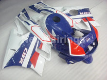 Cargar imagen en el visor de la galería, Blue and White Red Factory Style - CBR600 F2 91-94 Fairing Kit