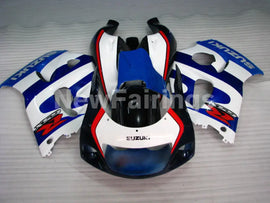 Blue White and Red Factory Style - GSX-R750 96-99 Fairing Kit