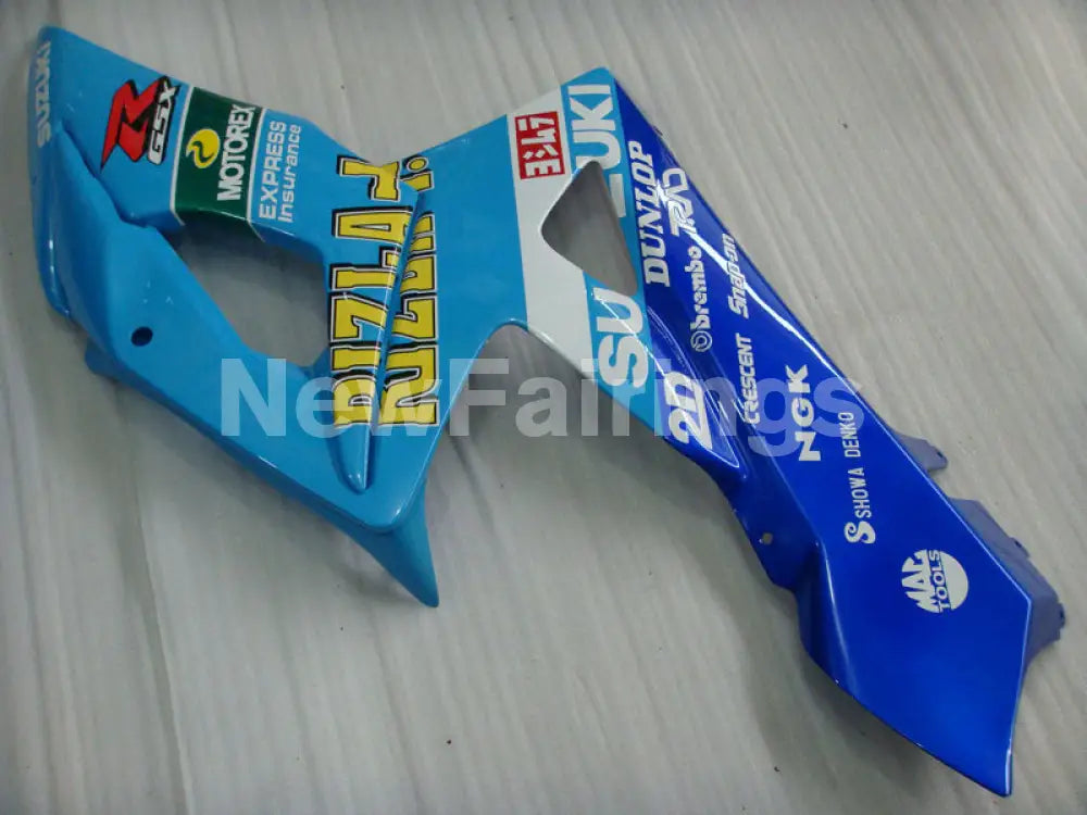 Blue and White Rizla - GSX-R1000 05-06 Fairing Kit