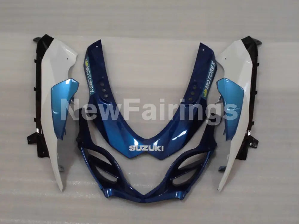 Blue and White ROCKSTAR - GSX-R1000 09-16 Fairing Kit