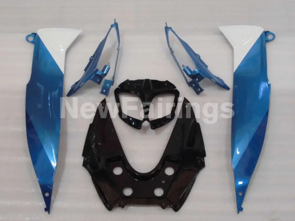 Blue and White ROCKSTAR - GSX-R1000 09-16 Fairing Kit