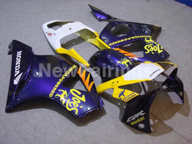 Blue and White Yellow Camel - CBR 954 RR 02-03 Fairing Kit