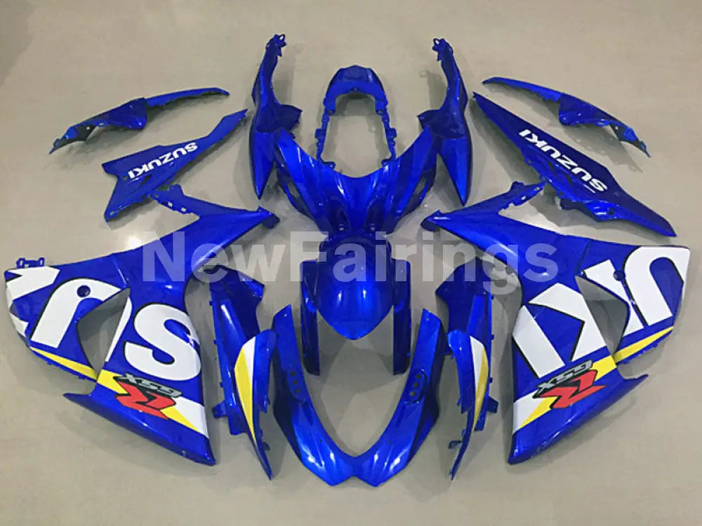 Blue and White Yellow Factory Style - GSX-R1000 09-16 Fairing Kit