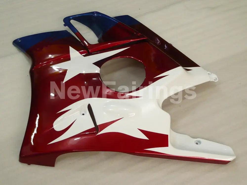 Blue and Wine Red Star - CBR600 F2 91-94 Fairing Kit