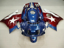 Cargar imagen en el visor de la galería, Blue and Wine Red Star - CBR600 F2 91-94 Fairing Kit