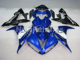 Blue with Black White Factory Style - YZF-R1 04-06 Fairing Kit