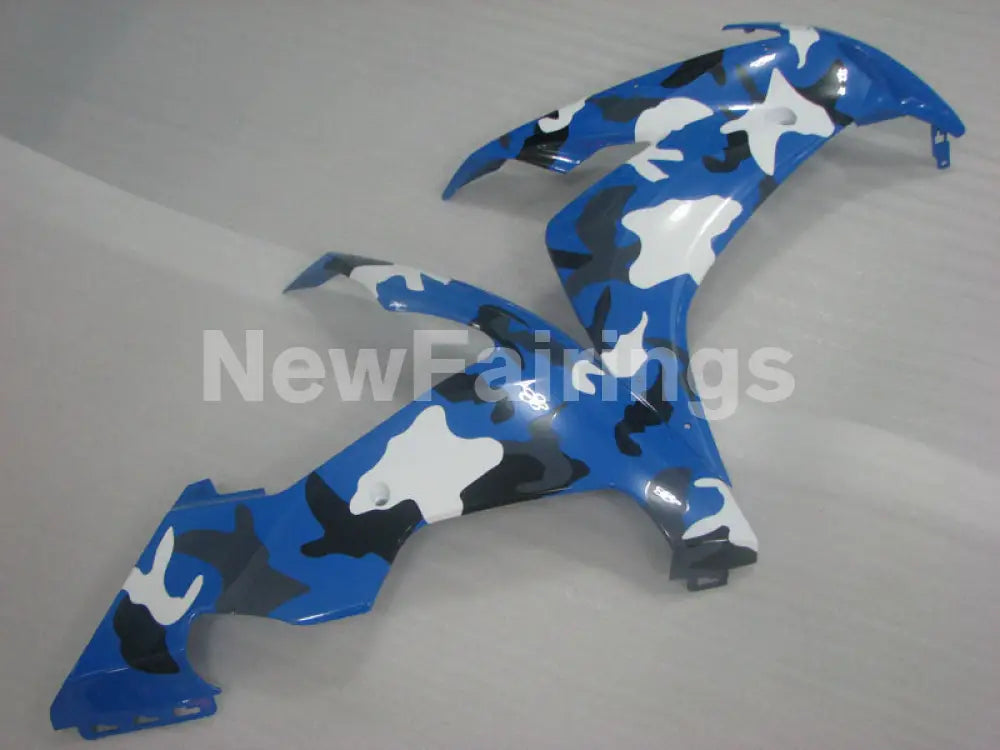 Blue with White Factory Style - YZF-R1 04-06 Fairing Kit