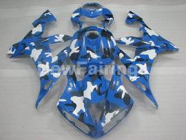 Blue with White Factory Style - YZF-R1 04-06 Fairing Kit