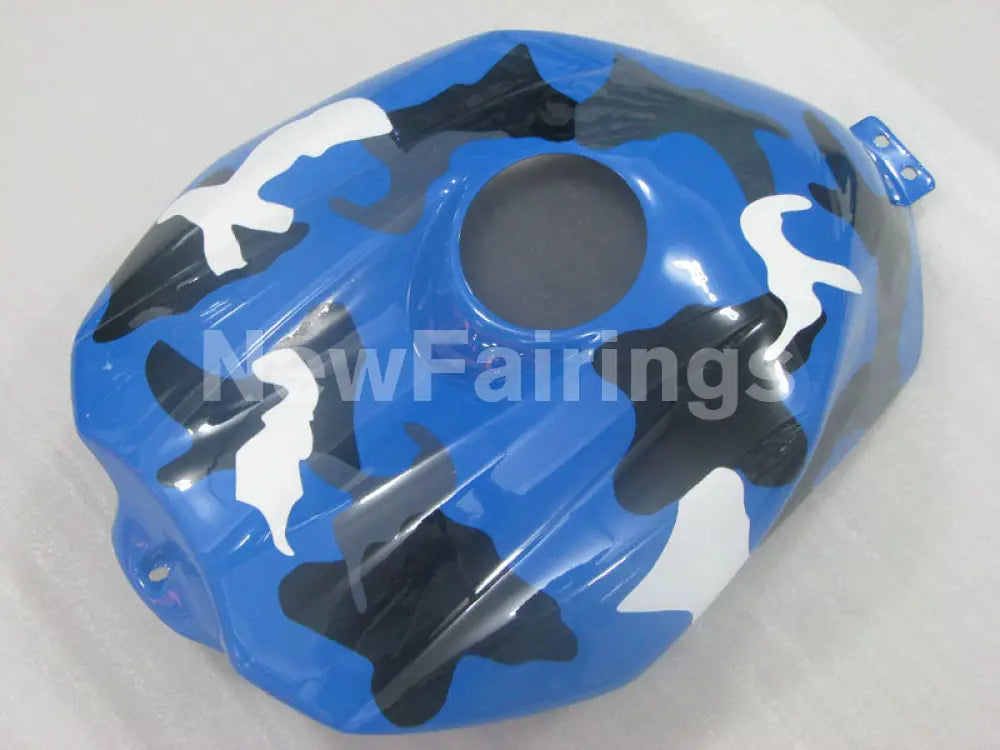 Blue with White Factory Style - YZF-R1 04-06 Fairing Kit