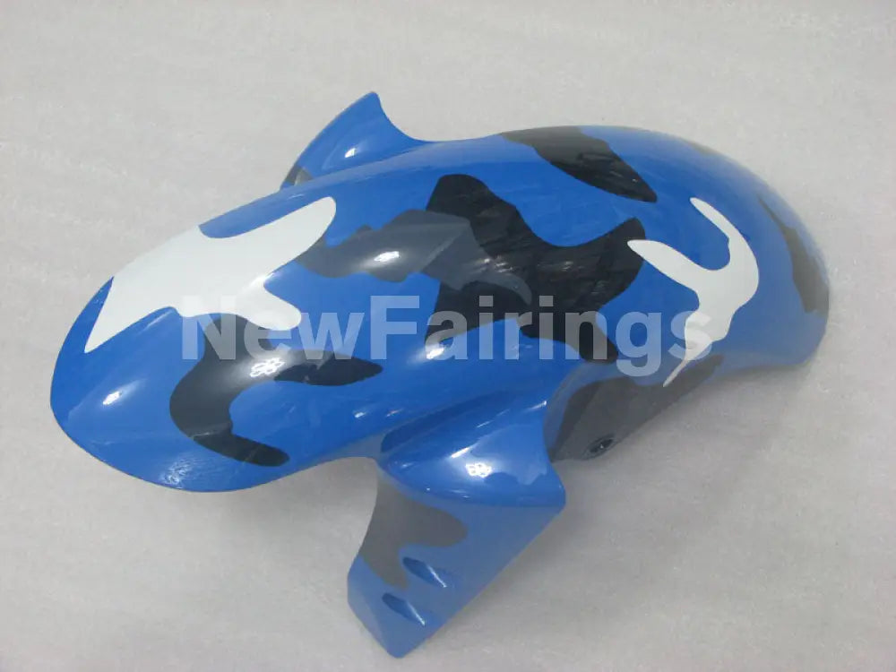 Blue with White Factory Style - YZF-R1 04-06 Fairing Kit