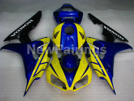 Blue and Yellow Black Factory Style - CBR1000RR 06-07 Fairing Kit