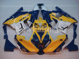 Blue and Yellow White Factory Style - CBR600 F2 91-94 Fairing Kit