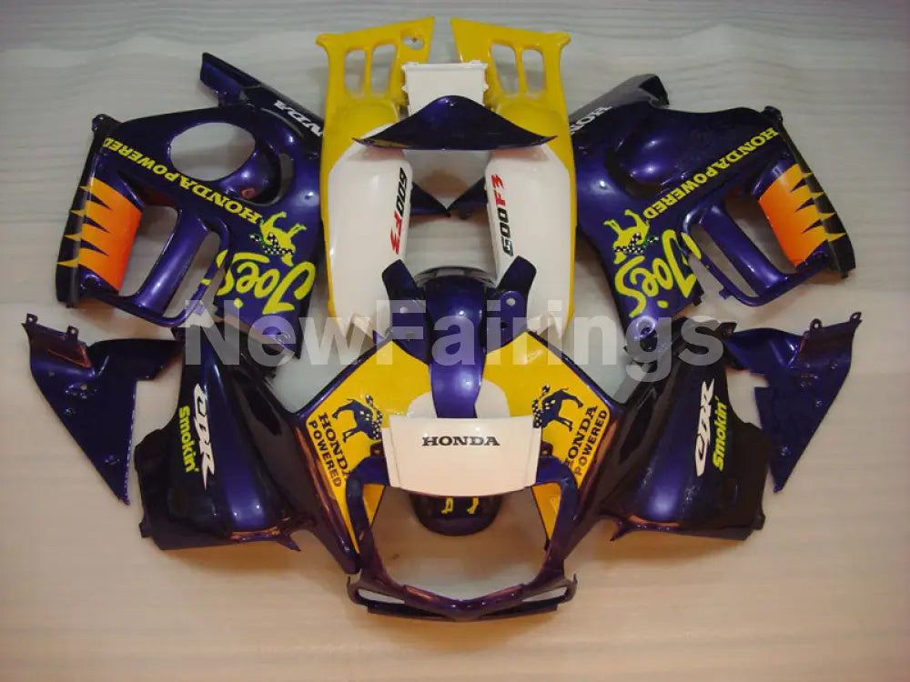 Blue and Yellow White Joes - CBR600 F3 97-98 Fairing Kit