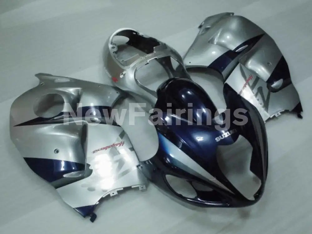 Deep Blue and Silver Factory Style - GSX1300R Hayabusa 99-07 Fairing Kit