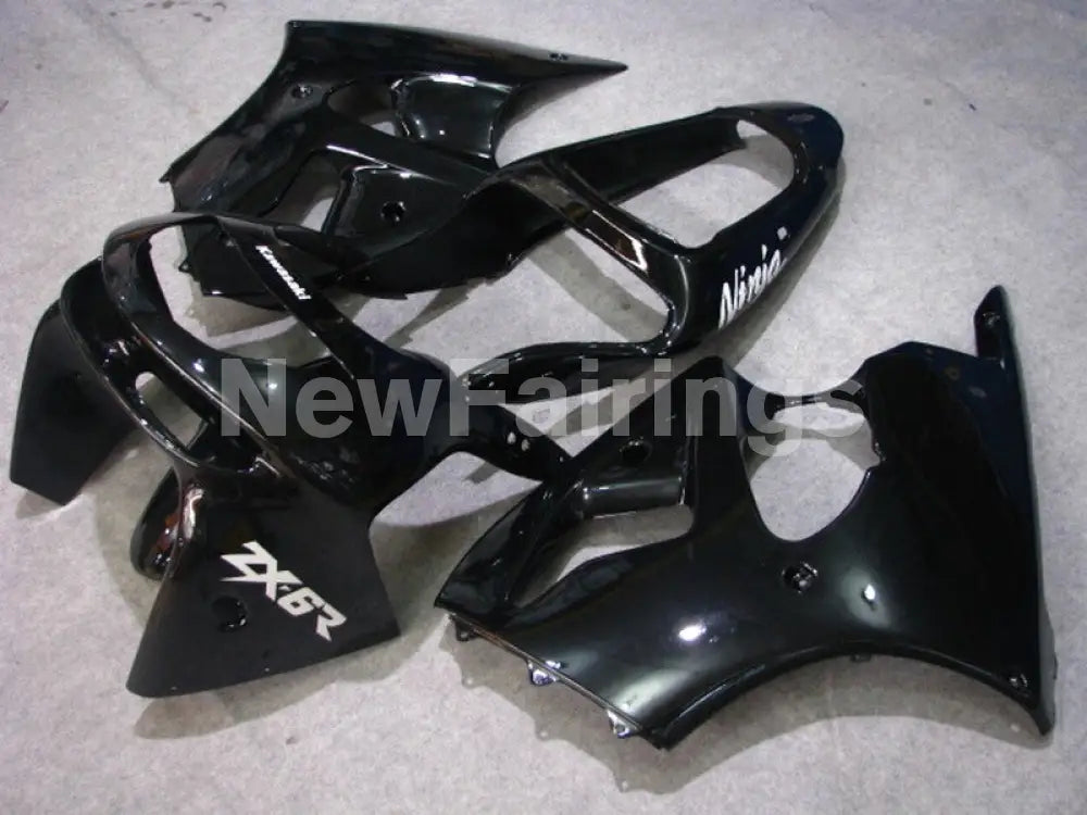 Gloss Black Factory Style - NINJA ZX-6R 98-99 Fairing Kit