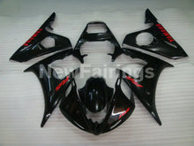 Cargar imagen en el visor de la galería, Gloss Black with Red Decals Factory Style - YZF-R6 03-04 Fairing Kit
