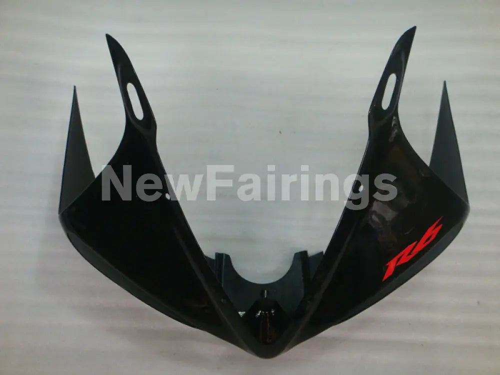 Gloss Black with Red Decals Factory Style - YZF-R6 03-04 Fairing Kit