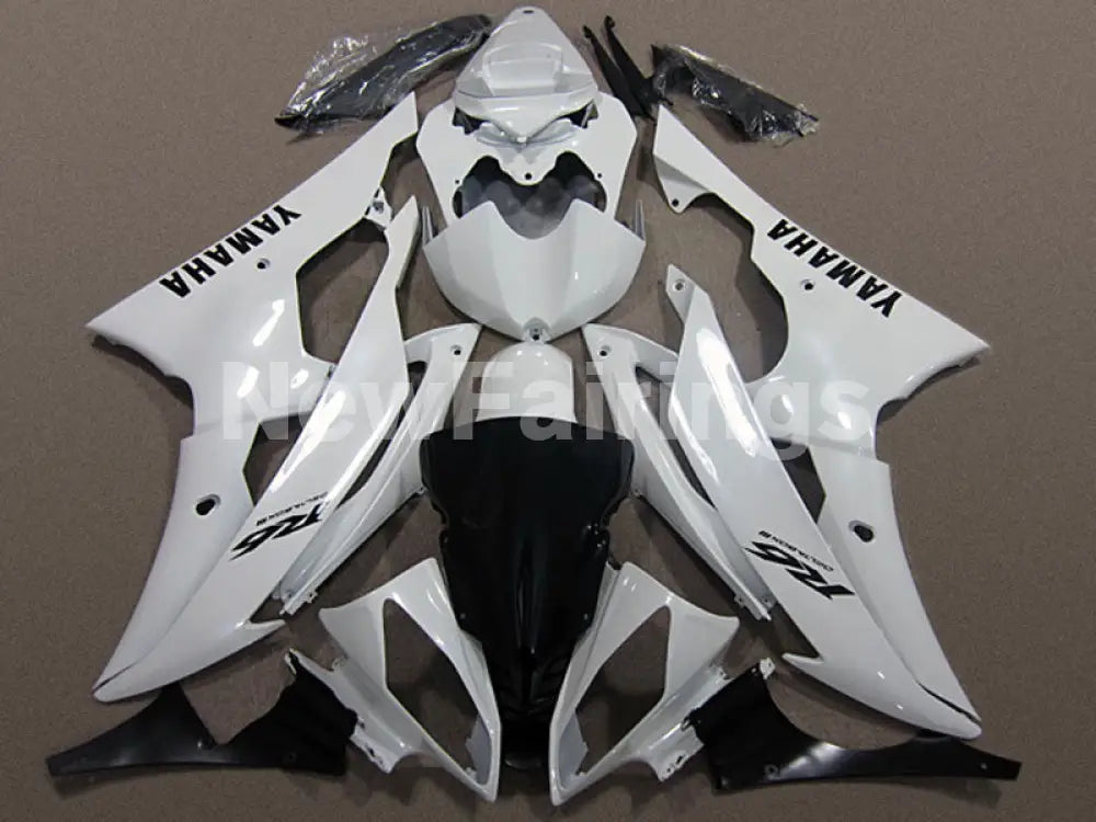Gloss White Factory Style - YZF-R6 08-16 Fairing Kit