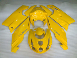 Gloss Yellow Factory Style - Ducati 749 03-04 Fairing Kit (Single Passenger Seat)