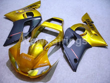 Cargar imagen en el visor de la galería, Gold and Matte Black Factory Style - YZF-R6 98-02 Fairing Kit