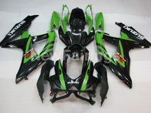 Cargar imagen en el visor de la galería, Green and Black Factory Style - GSX-R600 08-10 Fairing Kit