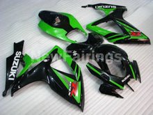 Cargar imagen en el visor de la galería, Green and Black Factory Style - GSX-R750 06-07 Fairing Kit