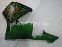 Cargar imagen en el visor de la galería, Green and Black Flame - CBR600RR 03-04 Fairing Kit