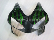 Cargar imagen en el visor de la galería, Green and Black Flame - CBR600RR 03-04 Fairing Kit