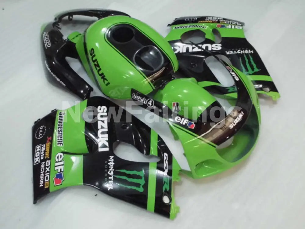 Green and Black Monster - GSX-R600 96-00 Fairing Kit