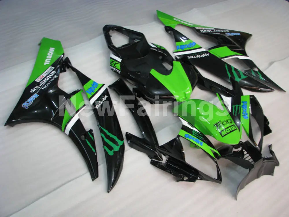 Green and Black Monster - YZF-R6 06-07 Fairing Kit