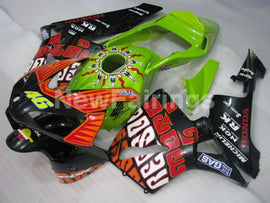 Green and Black Rossi - CBR600RR 03-04 Fairing Kit