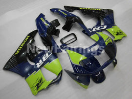 Green and Blue Black Factory Style - CBR 900 RR 94-95 Fairing Kit