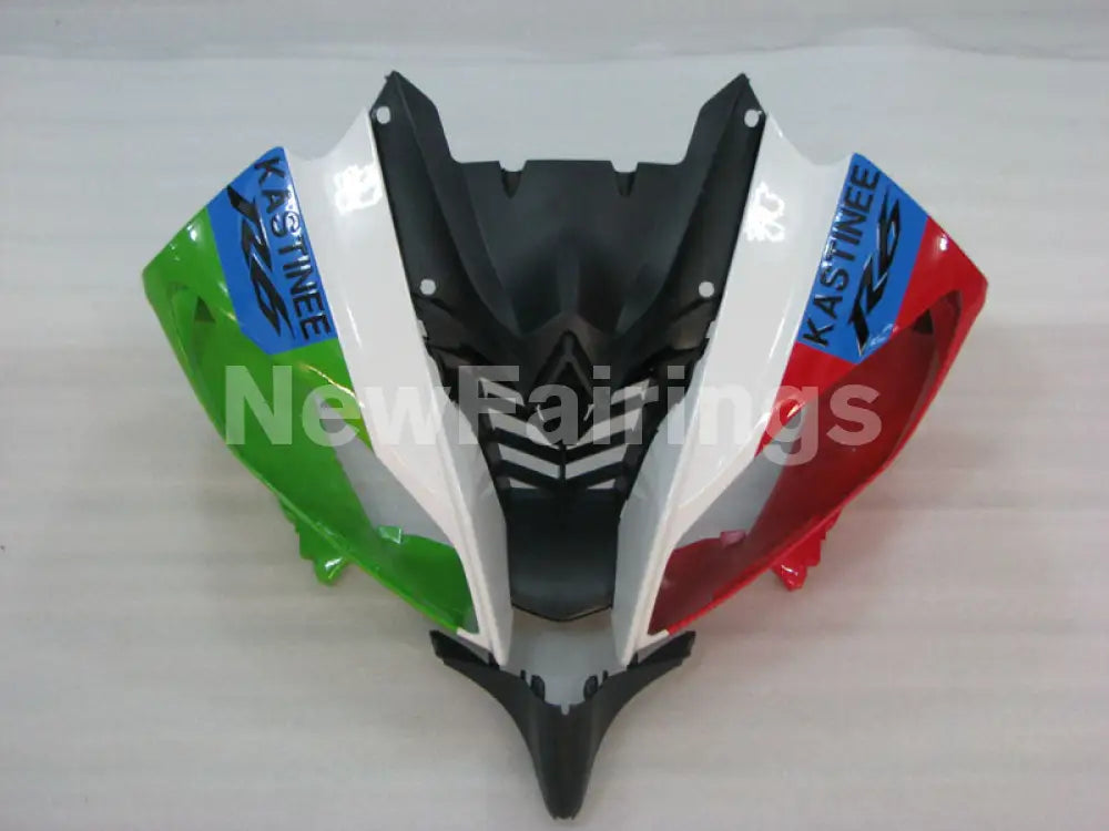 Green and Blue Red FIAT - YZF-R6 08-16 Fairing Kit