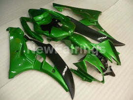 Green and Matte Black Factory Style - YZF-R6 06-07 Fairing Kit