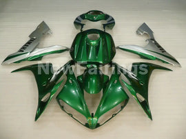 Green and Silver Factory Style - YZF-R1 04-06 Fairing Kit