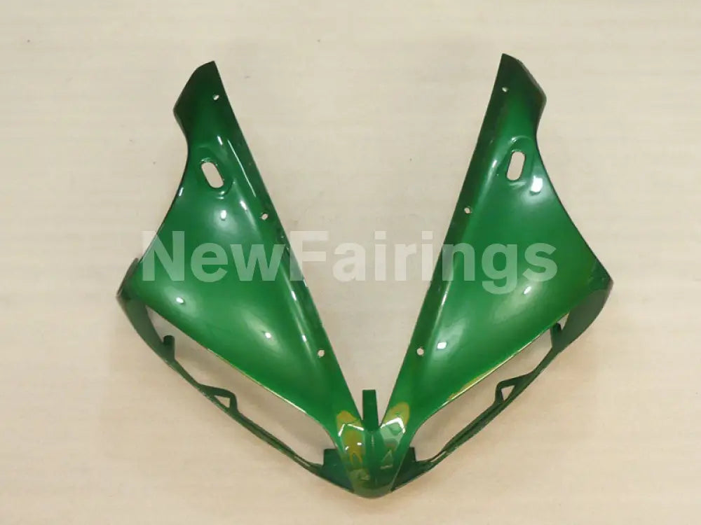 Green and Silver Factory Style - YZF-R1 04-06 Fairing Kit