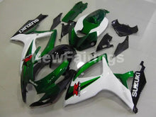Cargar imagen en el visor de la galería, Green and White Black Factory Style - GSX-R600 06-07 Fairing Kit