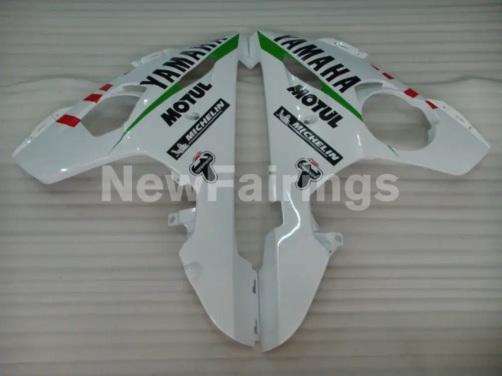 Green and White FIAT - YZF-R6 03-04 Fairing Kit